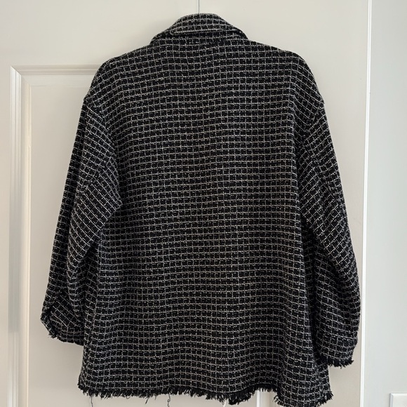 Zara Black and White Shacket - Picture 4 of 5